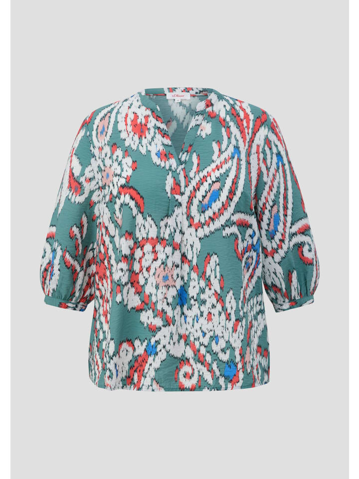 Блуза sOliver 3/4 Arm, цвет mehrfarbig-petrol
Блуза sOliver 3/4 Arm, цвет mehrfarbig-petrol
