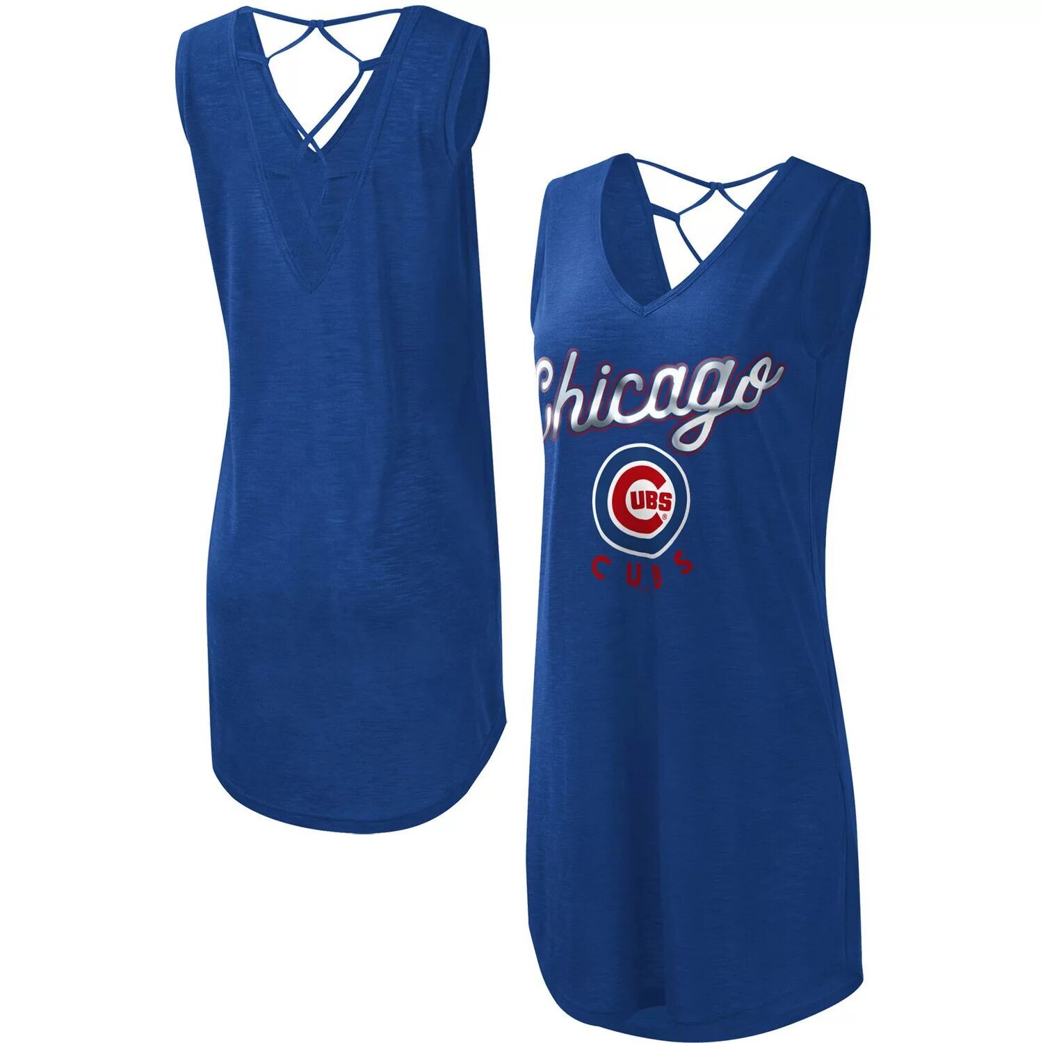 Женское пляжное пляжное платье с v-образным вырезом G-III 4Her от Carl Banks Royal Chicago Cubs Game Time G-III
Женское пляжное пляжное платье с v-образным вырезом G-III 4Her от Carl Banks Royal Chicago Cubs Game Time G-III
