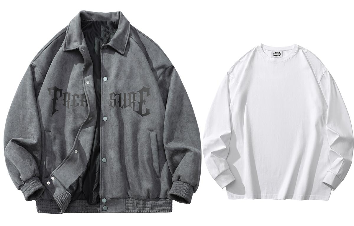 Tre Club Куртка вельветовая унисекс, Dark Gray Top+White Sweatshirt
Tre Club Куртка вельветовая унисекс, Dark Gray Top+White Sweatshirt