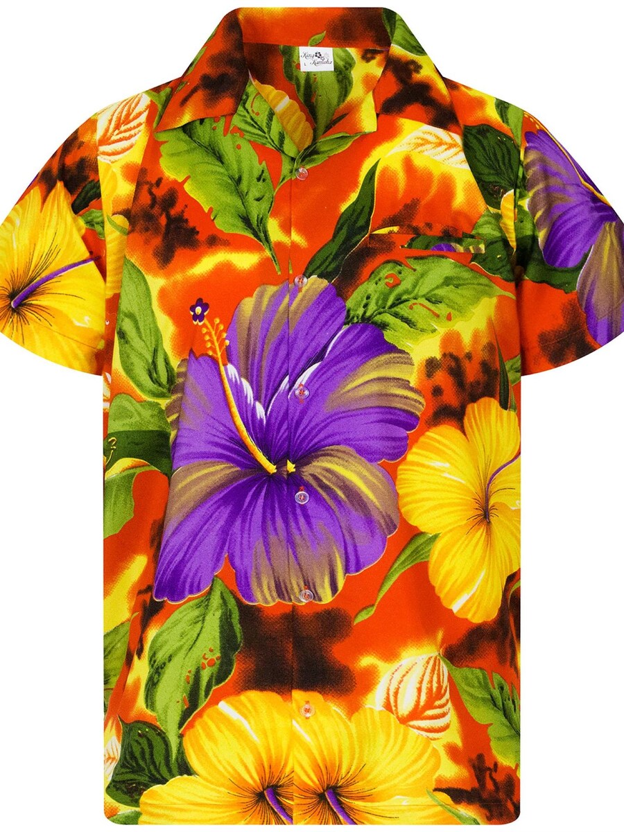 Рубашка King Kameha Big Flower, оранжевый
Рубашка King Kameha Big Flower, оранжевый