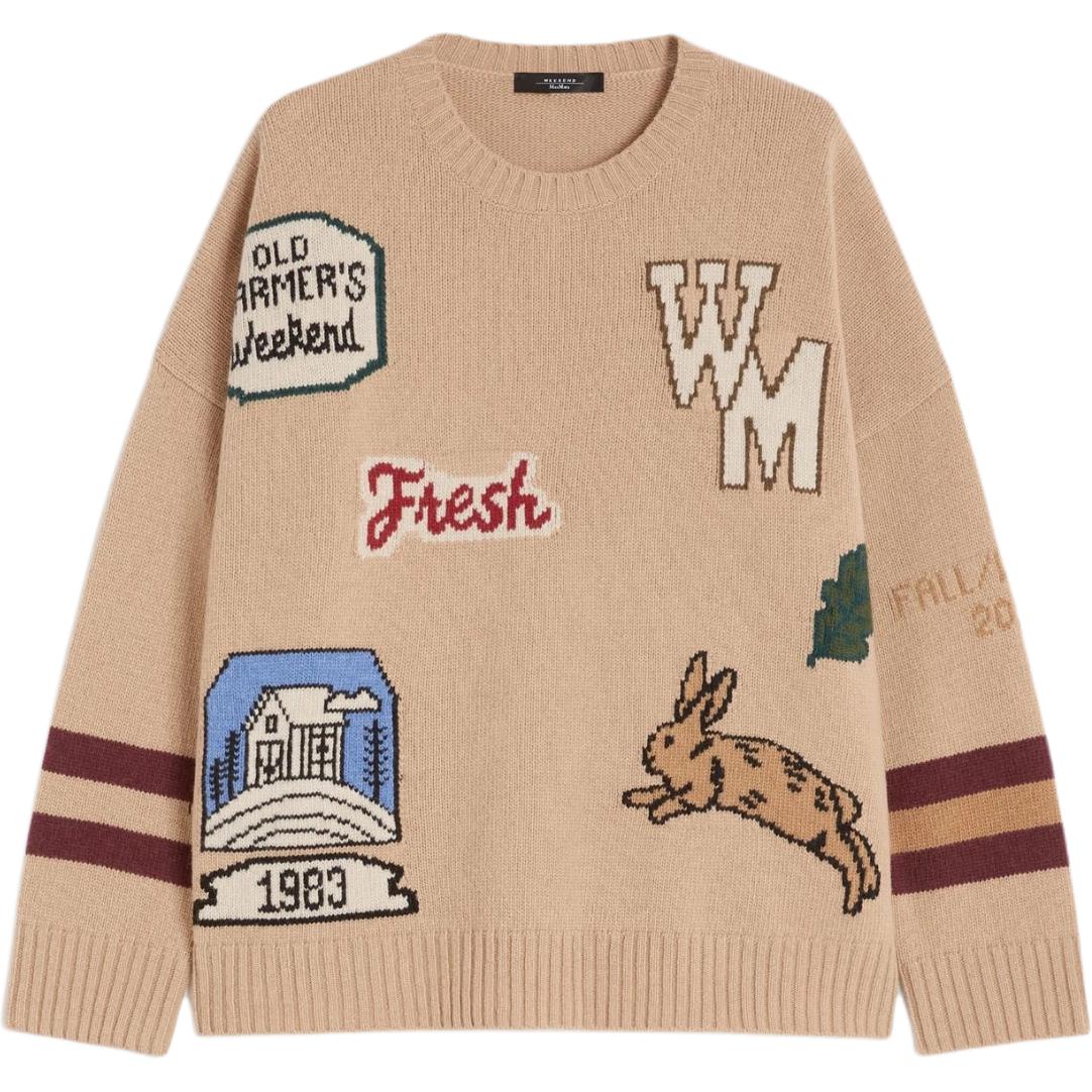 Джемпер Pavidi в технике жаккард WEEKEND MaxMara, бежевый
Джемпер Pavidi в технике жаккард WEEKEND MaxMara, бежевый