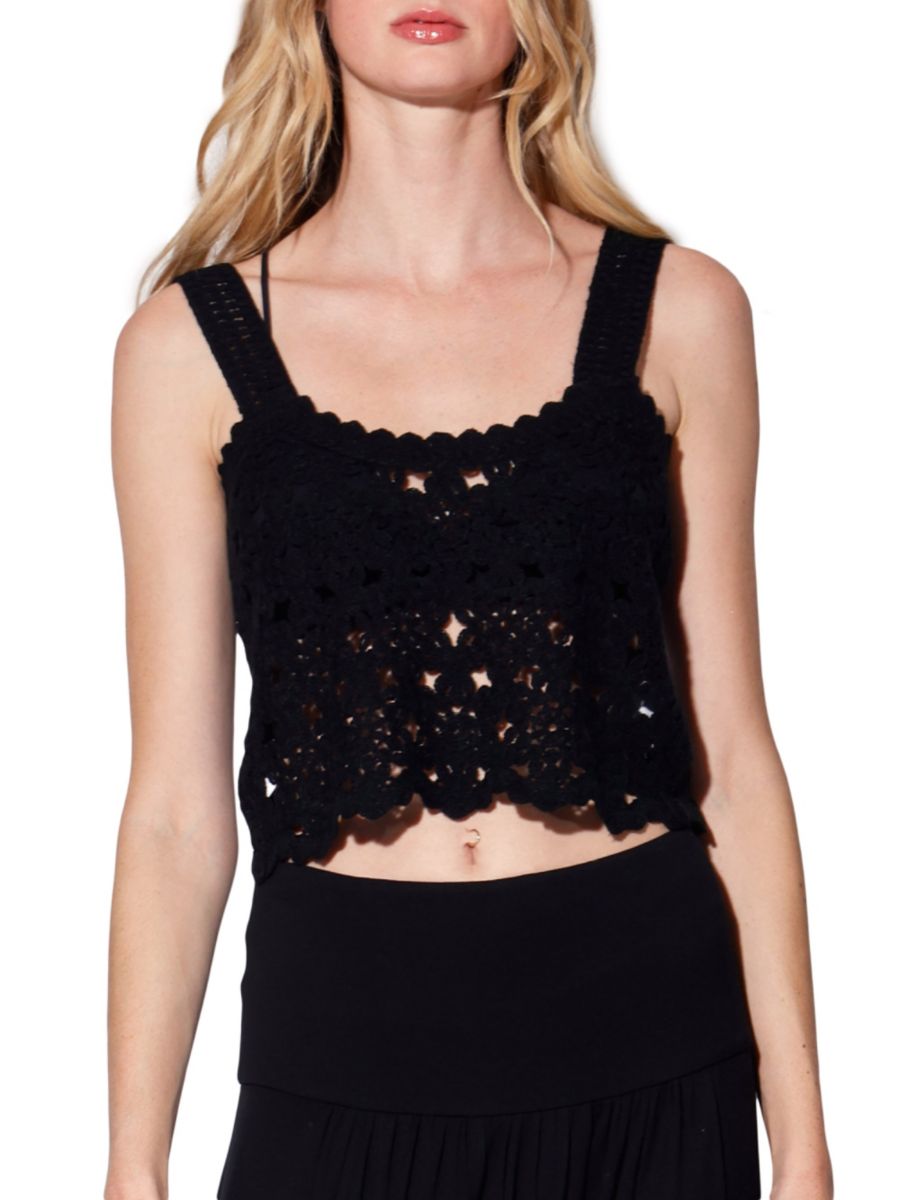 Майка-топ Beverly Crochet Walter Baker, черный
Майка-топ Beverly Crochet Walter Baker, черный