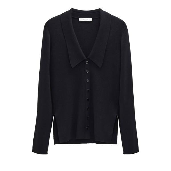 Пулловер merino elegance pullover 999 pure Dorothee Schumacher, черный 
Пулловер merino elegance pullover 999 pure Dorothee Schumacher, черный