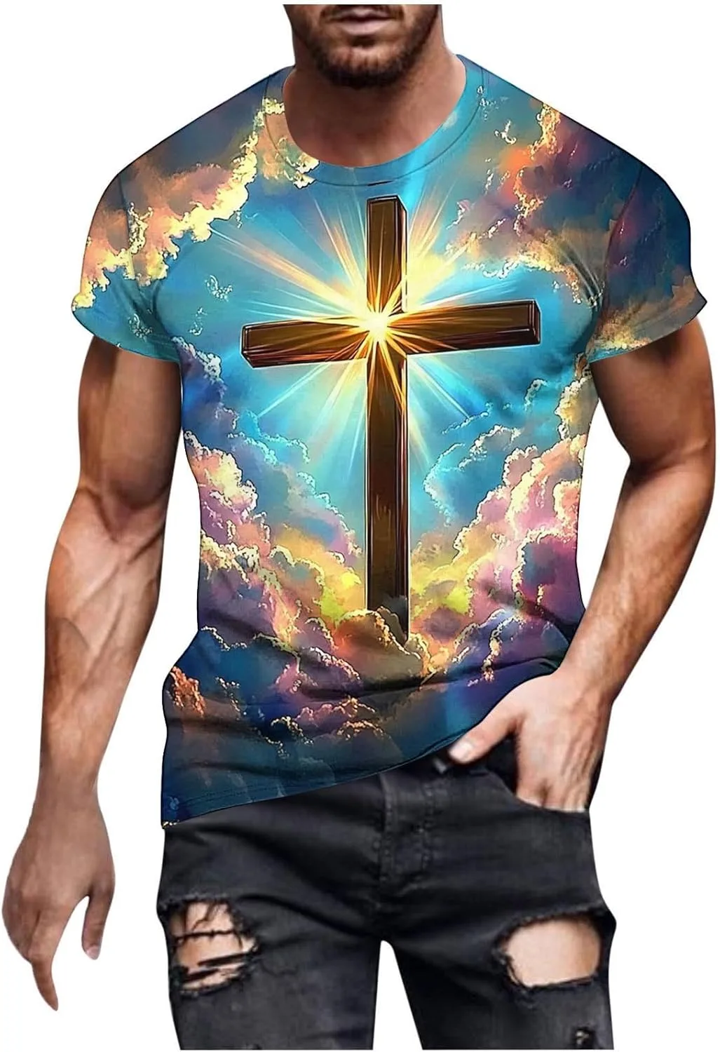 Футболка с принтом Christian Cross
Футболка с принтом Christian Cross