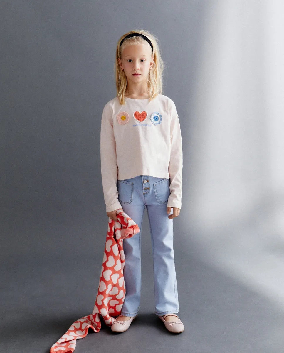 Укороченная футболка с длинными рукавами для девочки Kids El Corte Inglés, цвет Rosa claro
Укороченная футболка с длинными рукавами для девочки Kids El Corte Inglés, цвет Rosa claro