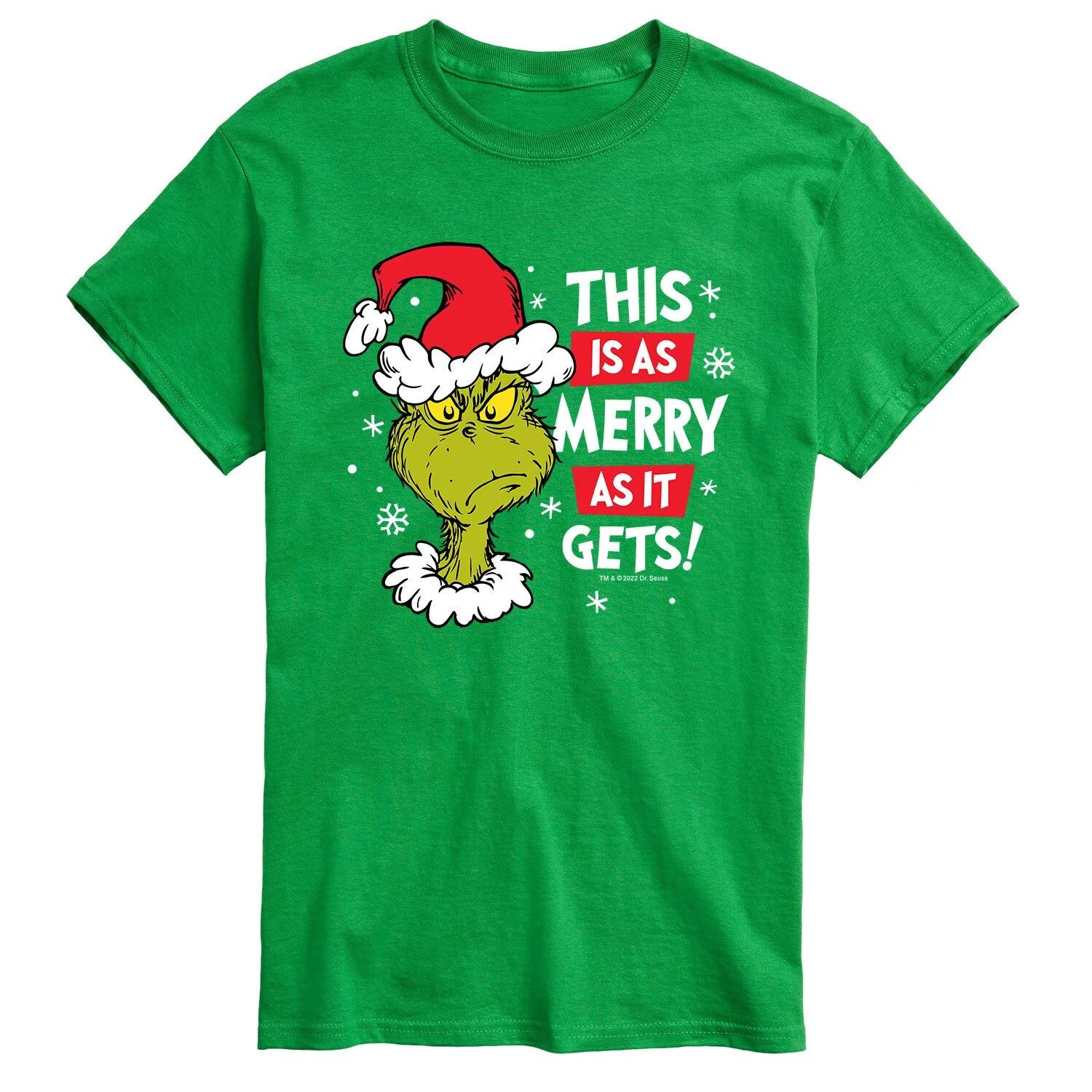 Футболка Big & Tall Merry As It Gets Licensed Character, зеленый
Футболка Big & Tall Merry As It Gets Licensed Character, зеленый