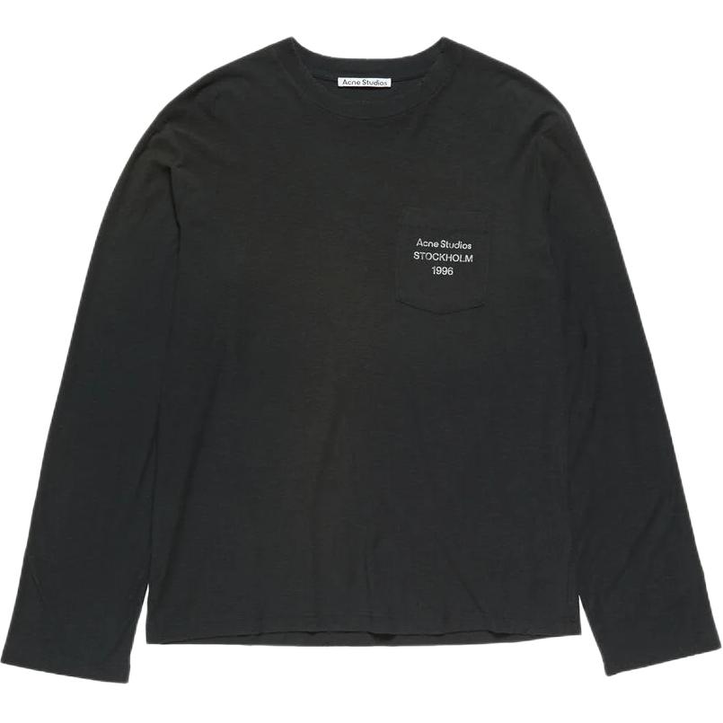 Футболка с длинным рукавом и карманом Acne Studios, черный
Футболка с длинным рукавом и карманом Acne Studios, черный