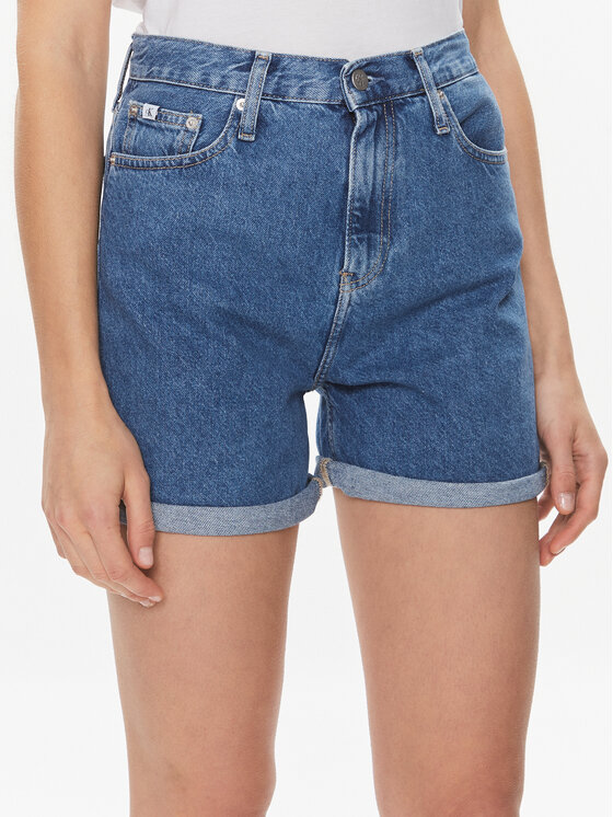 Джинсовые шорты mom fit Mom Short J20J222801 Calvin Klein Jeans, синий
Джинсовые шорты mom fit Mom Short J20J222801 Calvin Klein Jeans, синий