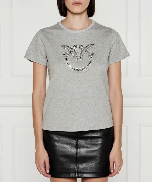 Футболка Квентина Regular fit Pinko, серый
Футболка Квентина Regular fit Pinko, серый