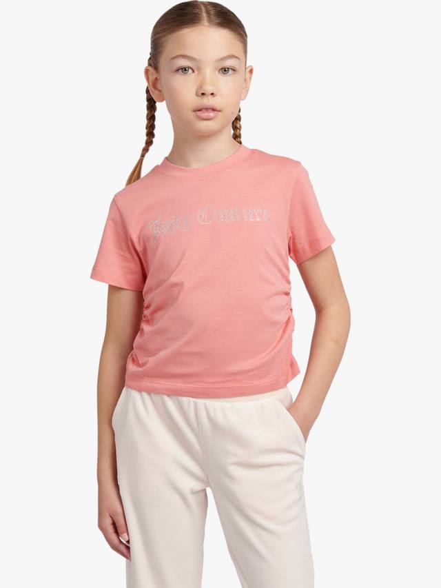 Детская футболка с пайетками и контрастной окантовкой Juicy Couture, Peach Blossom
Детская футболка с пайетками и контрастной окантовкой Juicy Couture, Peach Blossom