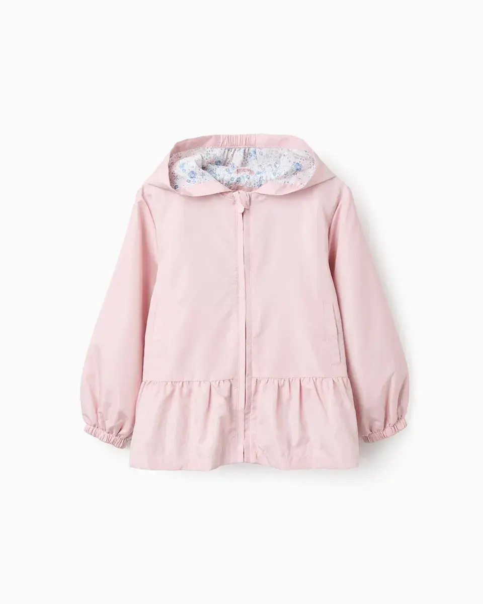 Детская парка с капюшоном, рюшами и цветочной подкладкой Zippy, розовый
Детская парка с капюшоном, рюшами и цветочной подкладкой Zippy, розовый