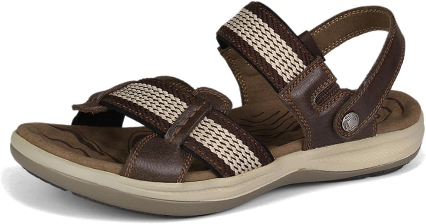 Мужские сандалии для пеших прогулок, спортивные сандалии с нескользящей подошвой, водонепроницаемые сандалии, удобные спортивные сандалии, сандалии с открытым носком, повседневные пляжные сандалии Abborora, коричневый
Мужские сандалии для пеших прогулок, спортивные сандалии с нескользящей подошвой, водонепроницаемые сандалии, удобные спортивные сандалии, сандалии с открытым носком, повседневные пляжные сандалии Abborora, коричневый