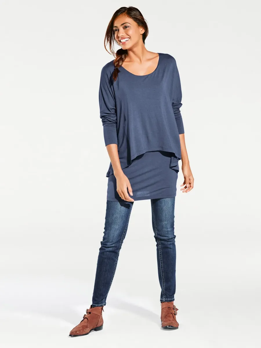 LINEA TESINI by Heine рубашка с круглым вырезом "рубашка с круглым вырезом", джинсовый
LINEA TESINI by Heine рубашка с круглым вырезом "рубашка с круглым вырезом", джинсовый