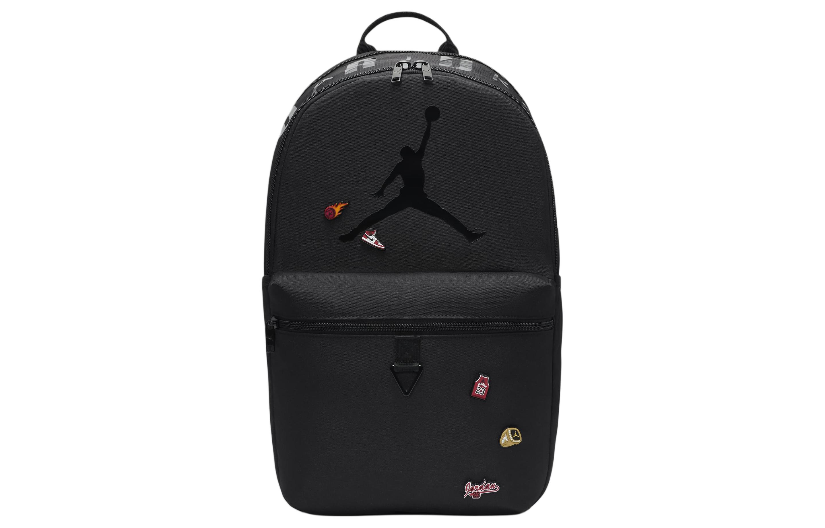 Jordan Полиэстеровый рюкзак обычный унисекс черный, Black 
Jordan Полиэстеровый рюкзак обычный унисекс черный, Black