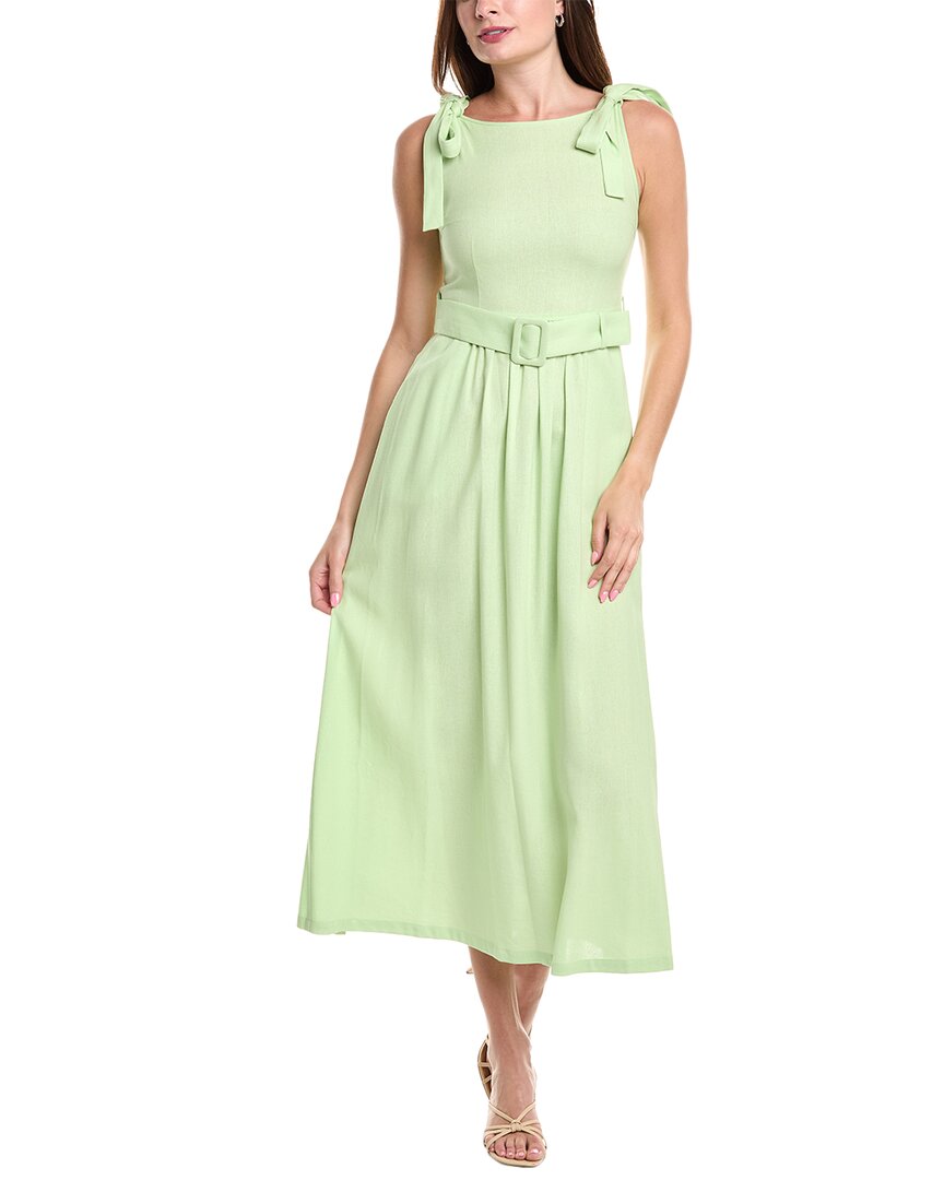 BGL Платье миди из льняной смеси, зеленый
BGL Платье миди из льняной смеси, зеленый