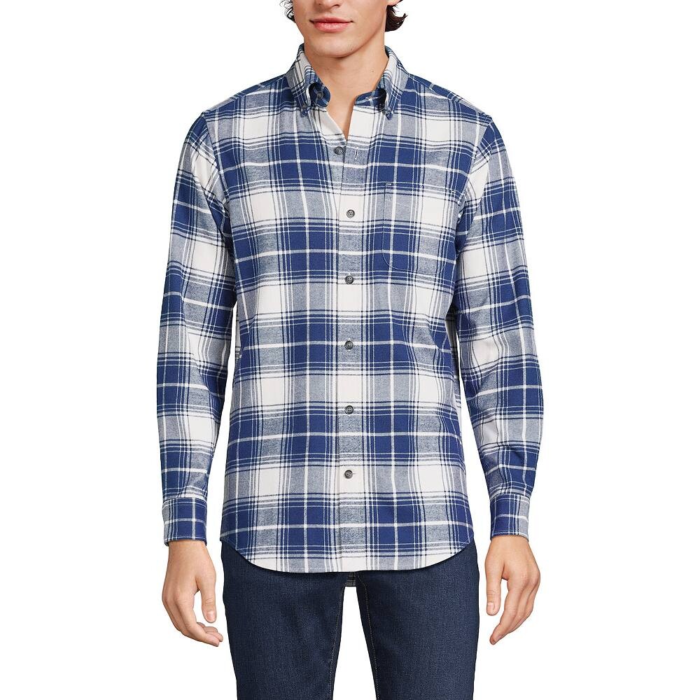 Флагманская фланелевая рубашка строгого кроя Big & Tall Lands' End, цвет Alabaster Navy Plaid
Флагманская фланелевая рубашка строгого кроя Big & Tall Lands' End, цвет Alabaster Navy Plaid