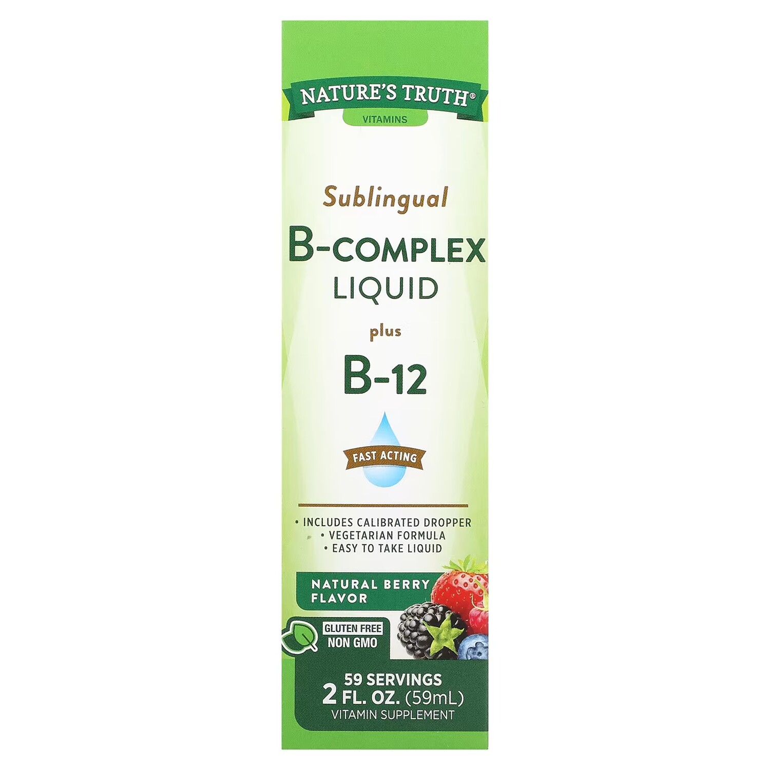 Nature's Truth Витамины сублингвальный комплекс B Plus B-12 Natural Berry, 2 жидкие унции (59 мл)
Nature's Truth Витамины сублингвальный комплекс B Plus B-12 Natural Berry, 2 жидкие унции (59 мл)