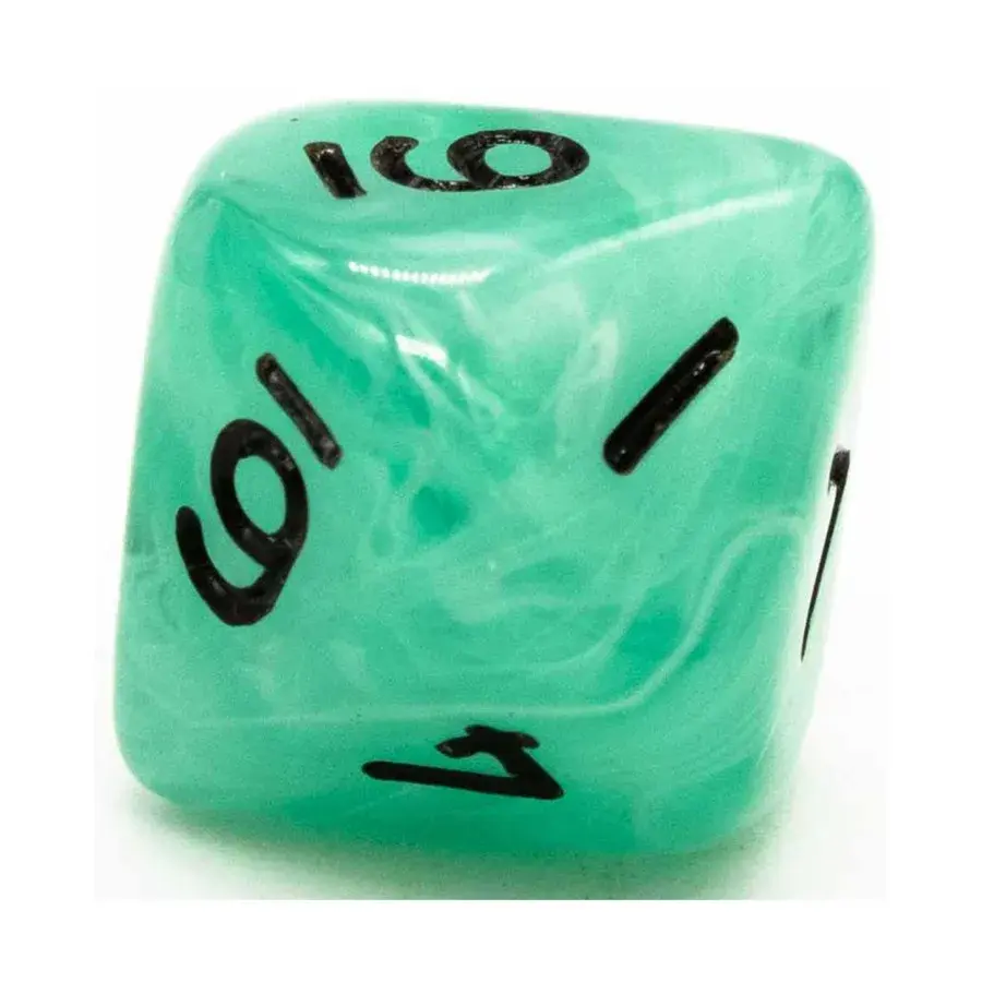 d10 Шелковый нефрит с черным (1), Dice - Silk (Crystal Caste)
d10 Шелковый нефрит с черным (1), Dice - Silk (Crystal Caste)