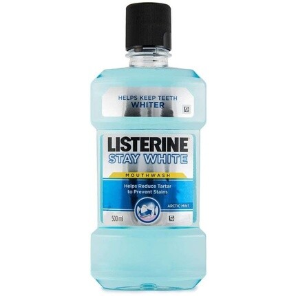 Ополаскиватель для рта Stay White Arctic Mint для белых зубов 500 мл, Listerine
Ополаскиватель для рта Stay White Arctic Mint для белых зубов 500 мл, Listerine