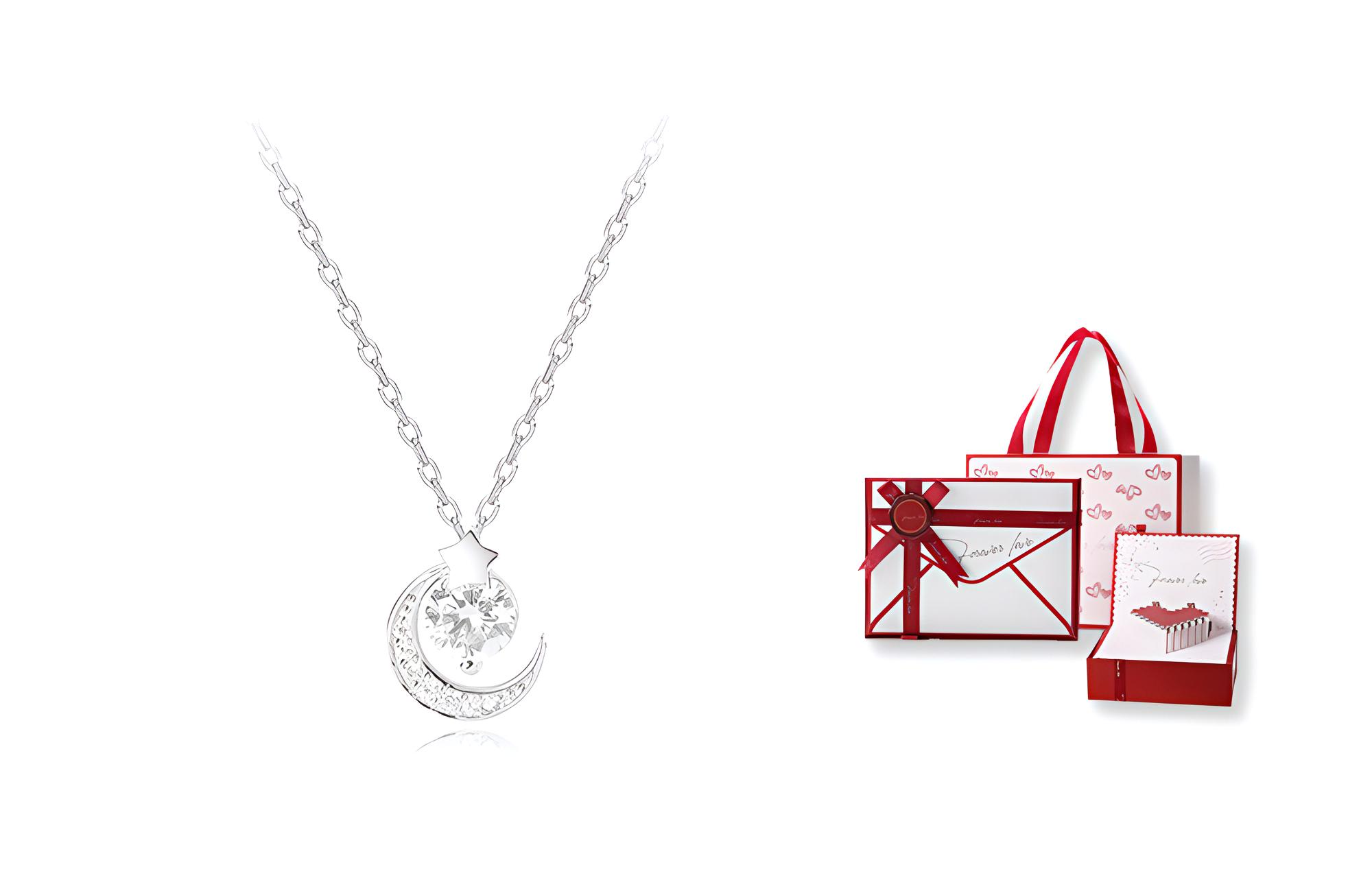 Женское ожерелье Muyan, Star Moon Necklace + Love Heart Gift Box
Женское ожерелье Muyan, Star Moon Necklace + Love Heart Gift Box
