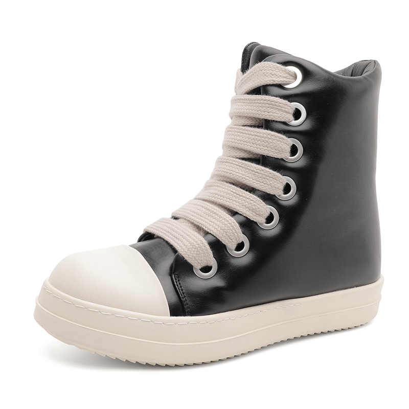 GEWEILUO Высокие повседневные туфли мужские черные
GEWEILUO Высокие повседневные туфли мужские черные