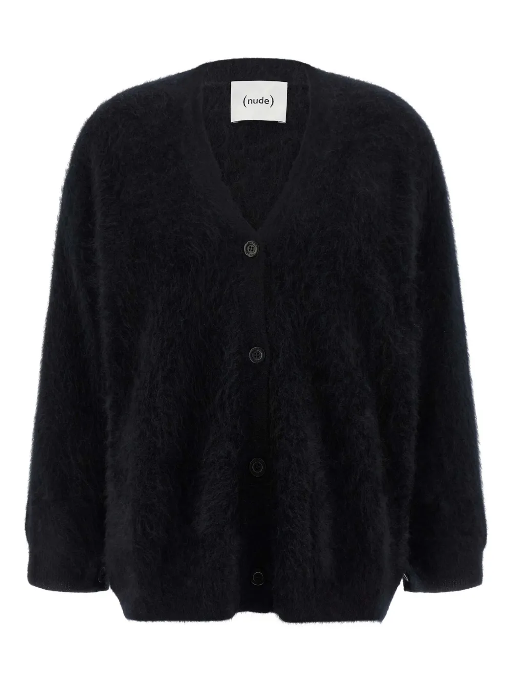 Кардиган с V-образным вырезом Nude, черный
Кардиган с V-образным вырезом Nude, черный