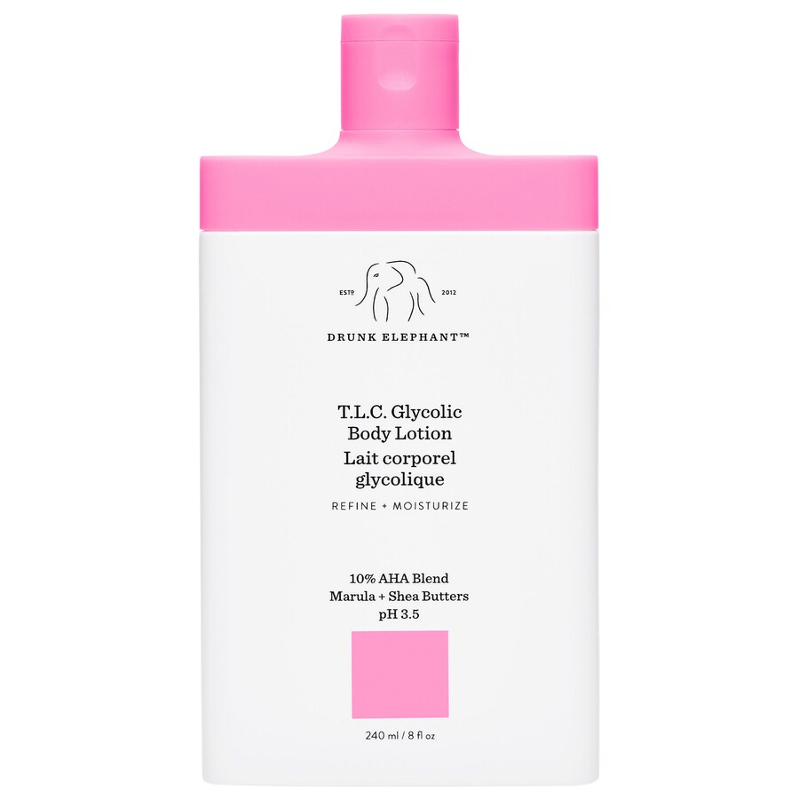 Лосьон для тела TLC с гликолевой кислотой Drunk Elephant, 8 oz /240 mL
Лосьон для тела TLC с гликолевой кислотой Drunk Elephant, 8 oz /240 mL