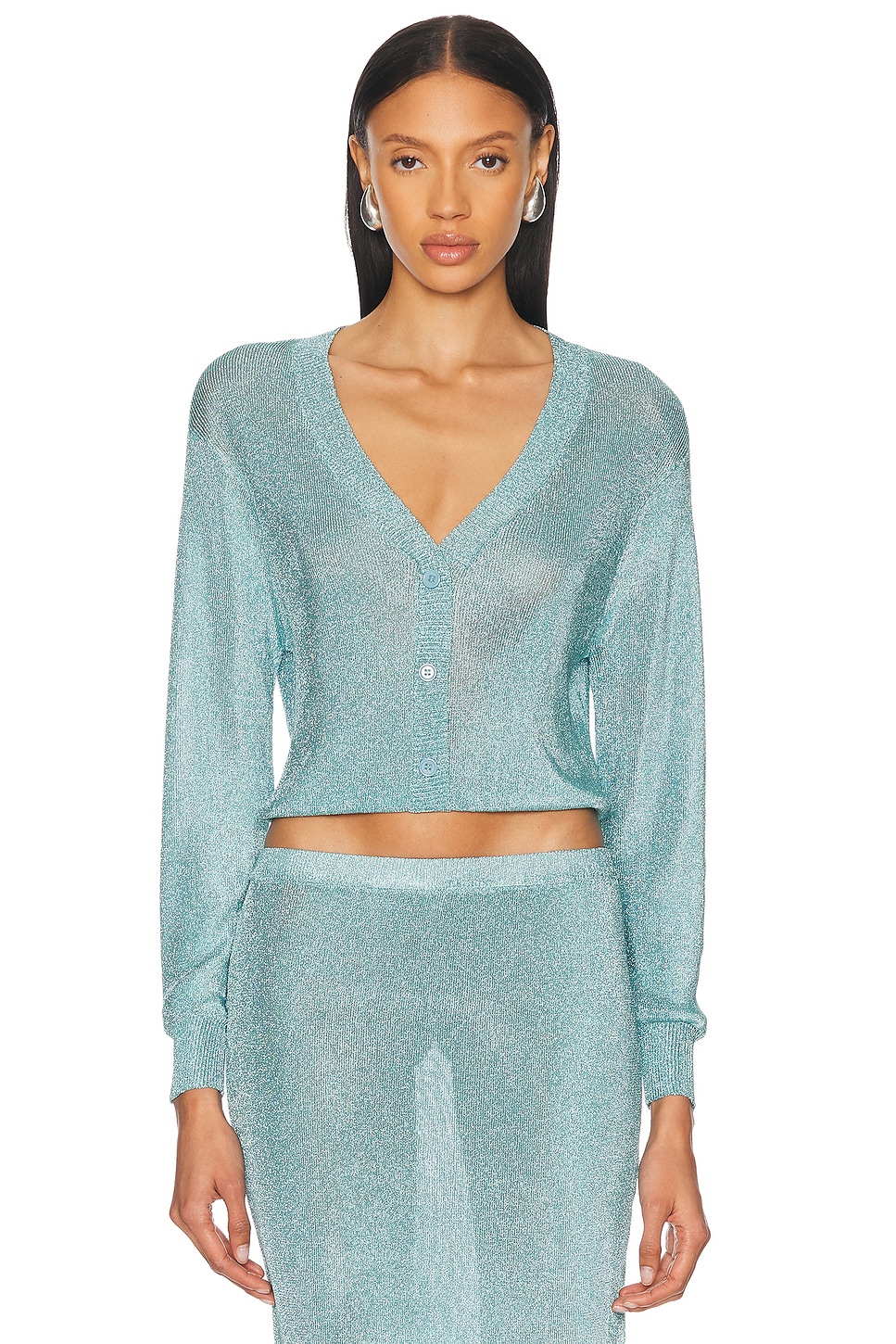 Кардиган Moni с металлическим отливом Ser.O.Ya, Frosted Sea
Кардиган Moni с металлическим отливом Ser.O.Ya, Frosted Sea