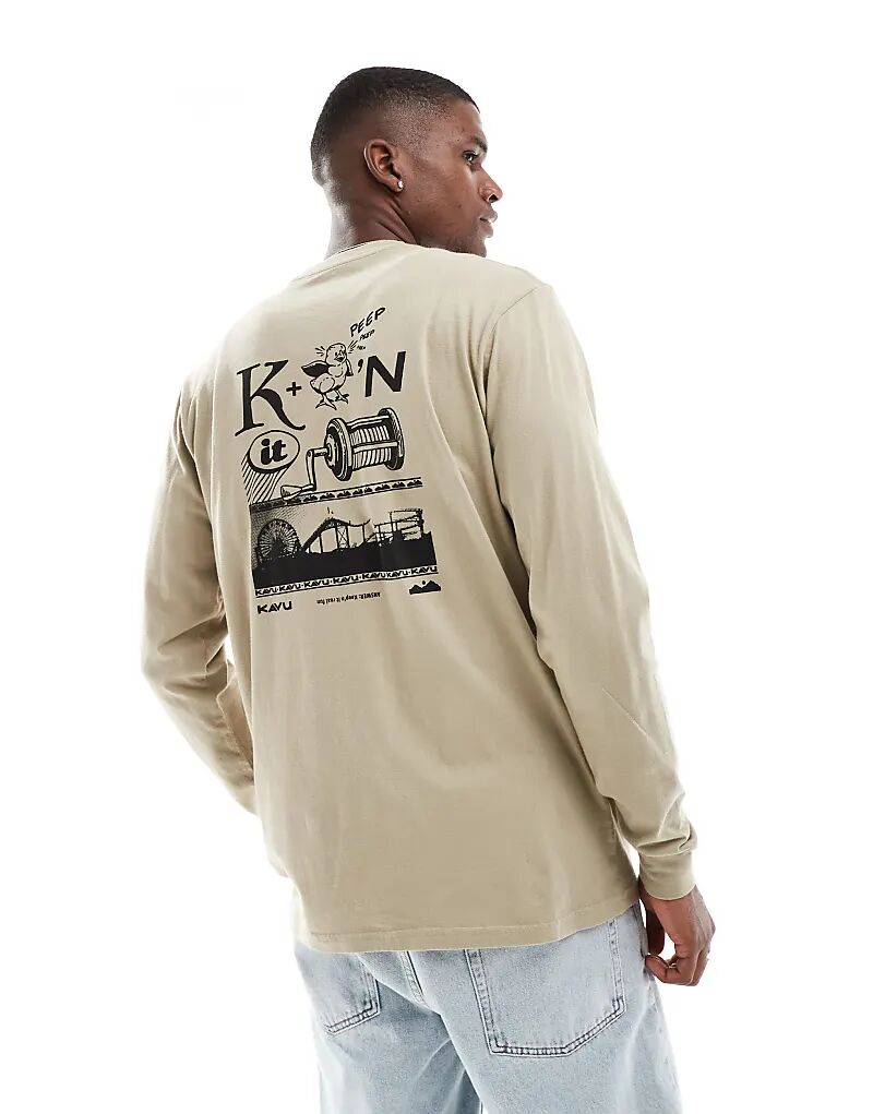 Футболка с длинными рукавами и принтом Kavu Puzzle Time бежевого цвета
Футболка с длинными рукавами и принтом Kavu Puzzle Time бежевого цвета