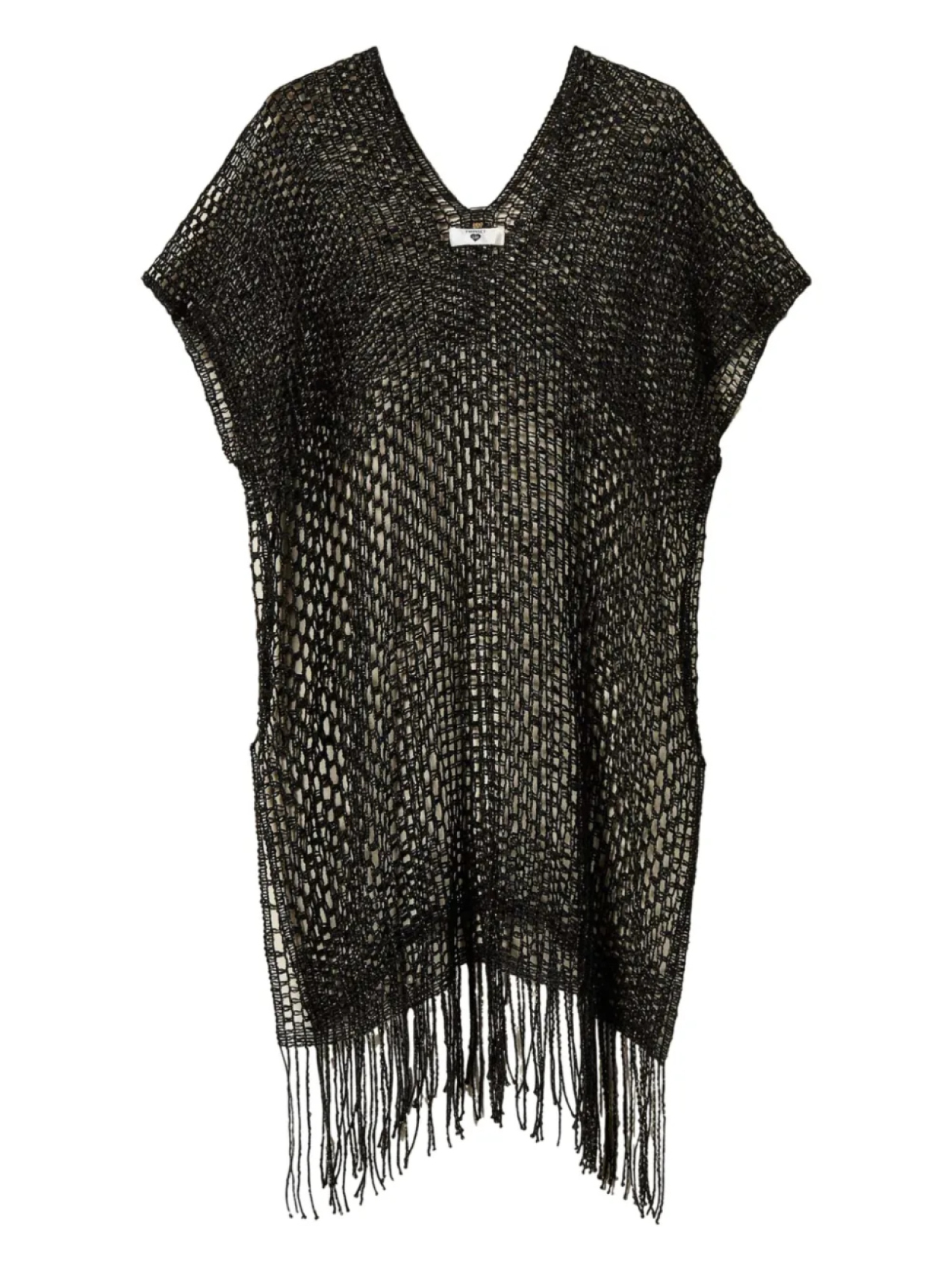 Пляжное платье ажурной вязки TWINSET, черный
Пляжное платье ажурной вязки TWINSET, черный