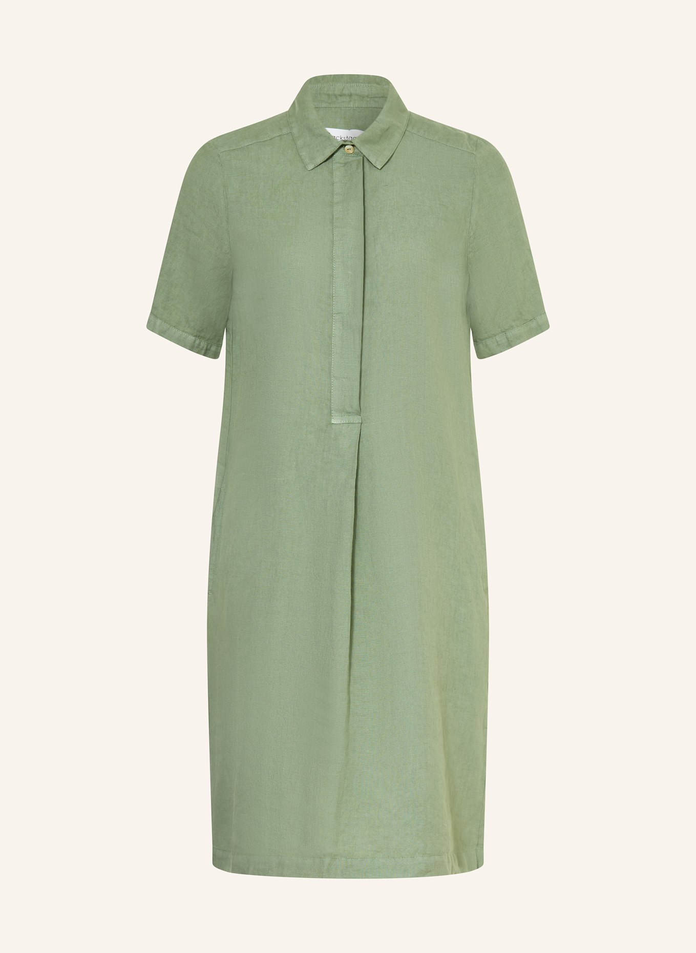 Льняное платье-рубашка песочного цвета Backstage, зеленый
Льняное платье-рубашка песочного цвета Backstage, зеленый