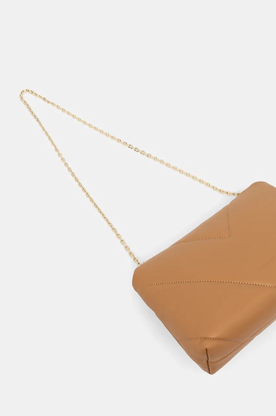 Кожаная сумка Patrizia Pepe, бежевый 
Кожаная сумка Patrizia Pepe, бежевый