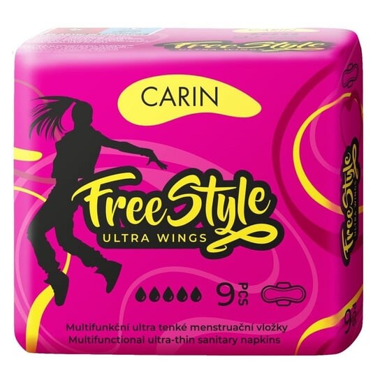 Гигиенические прокладки, 9 шт. Carin, Freestyle Ultra Wings
Гигиенические прокладки, 9 шт. Carin, Freestyle Ultra Wings
