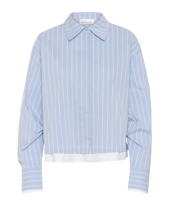Рубашка в светло-голубую полоску Karen By Simonsen, синий
Рубашка в светло-голубую полоску Karen By Simonsen, синий