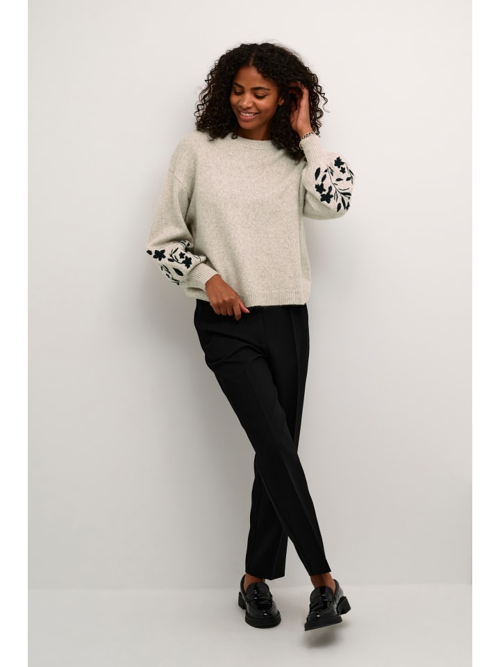 Kaffe Вязаный свитер KAlisette свободного кроя, цвет «перьевой серый меланж»
Kaffe Вязаный свитер KAlisette свободного кроя, цвет «перьевой серый меланж»