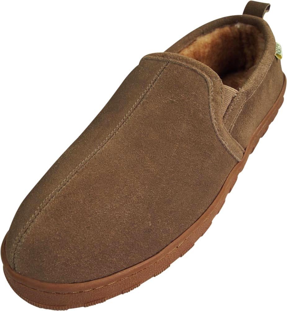 Мужские тапочки NORTY из натуральной кожи коровы с замшей - Лоферы на два эластичных вставки - Роскошная мягкая меховая подкладка, Taupe
Мужские тапочки NORTY из натуральной кожи коровы с замшей - Лоферы на два эластичных вставки - Роскошная мягкая меховая подкладка, Taupe