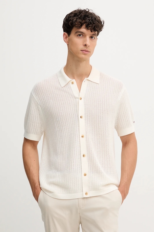 Хлопковая рубашка Tommy Hilfiger, бежевый
Хлопковая рубашка Tommy Hilfiger, бежевый