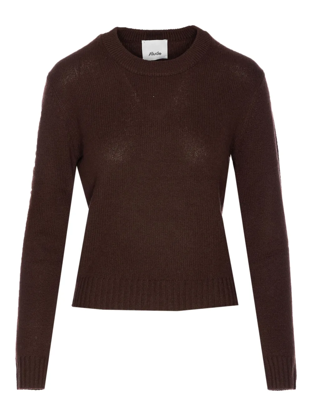 Кашемировый свитер с круглым вырезом ALLUDE, коричневый
Кашемировый свитер с круглым вырезом ALLUDE, коричневый