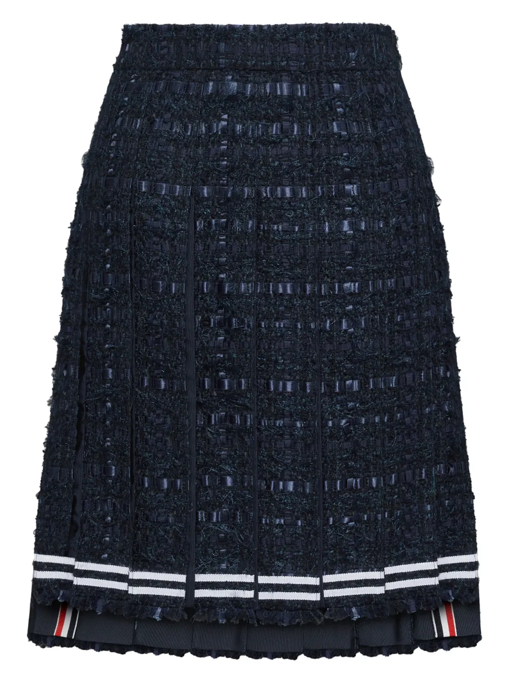 Юбка миди с бахромой Thom Browne, синий
Юбка миди с бахромой Thom Browne, синий