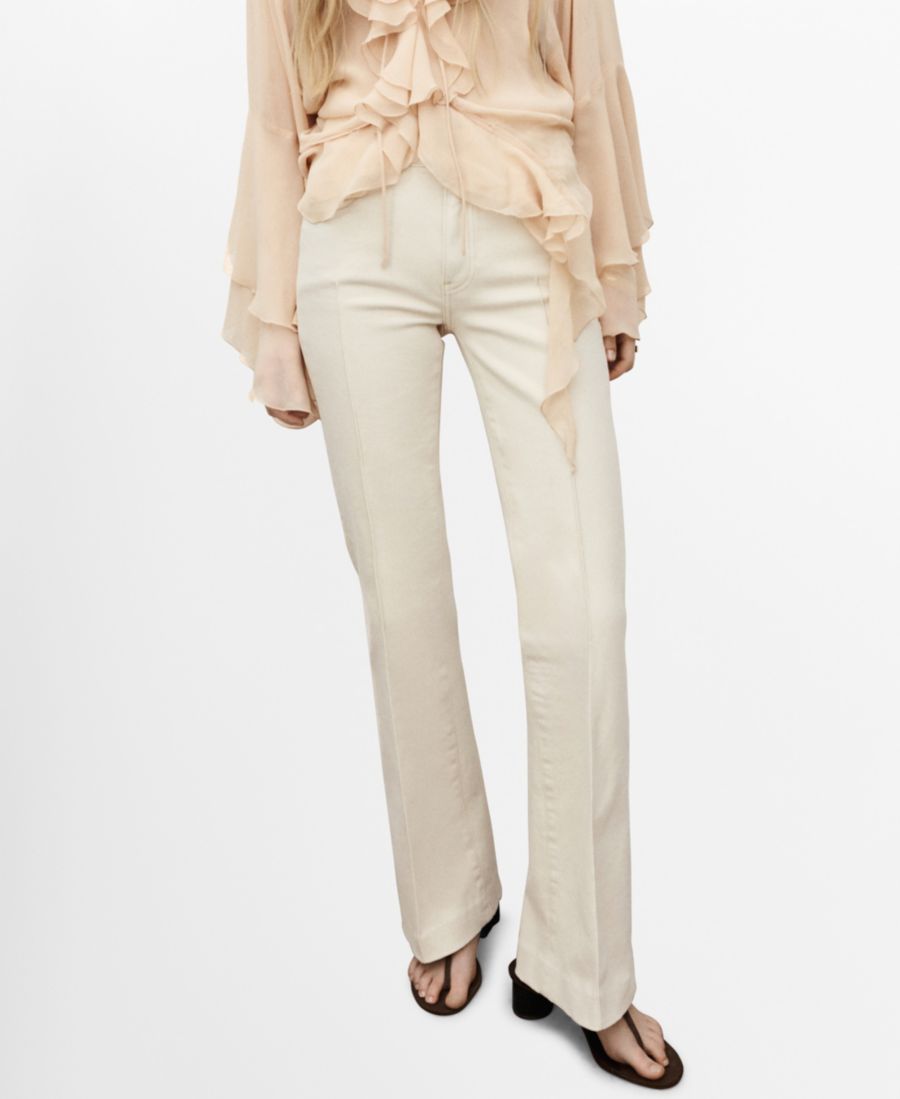 Женские джинсы средней посадки с расклешенной юбкой MANGO, Ecru
Женские джинсы средней посадки с расклешенной юбкой MANGO, Ecru