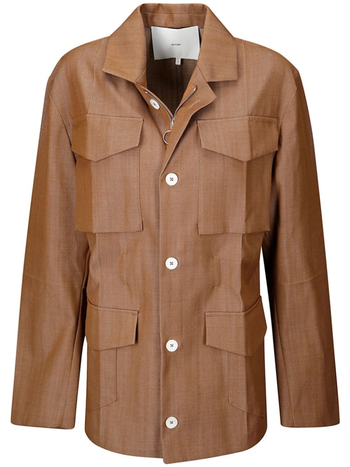Пиджак на пуговицах Setchu, коричневый
Пиджак на пуговицах Setchu, коричневый
