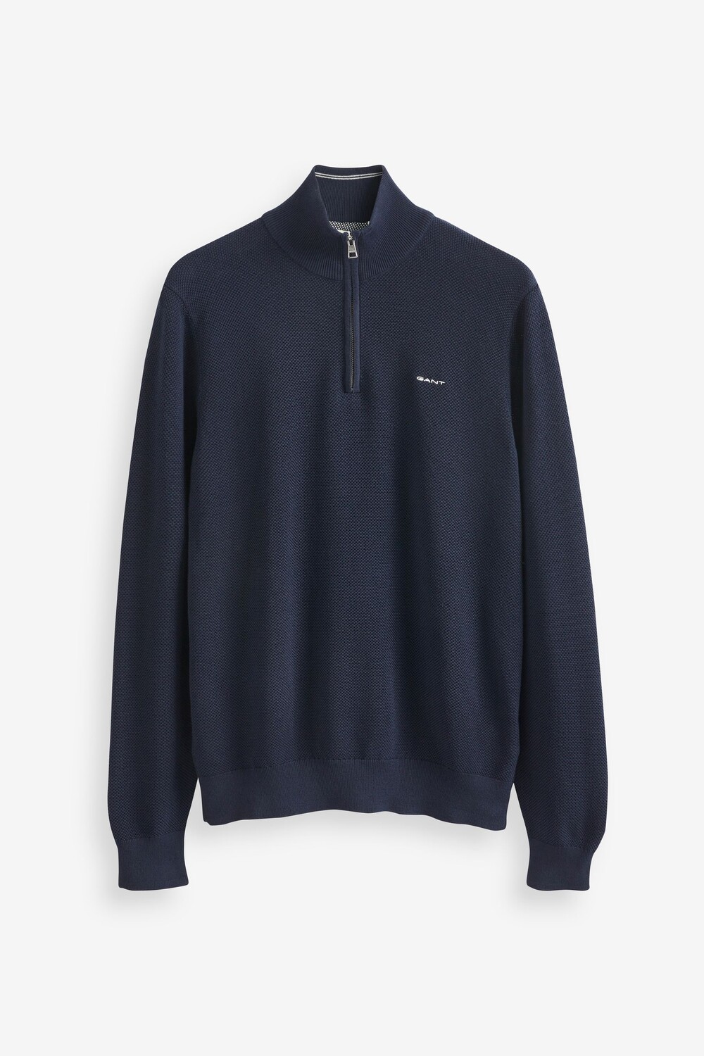 Свитер Gant из меланжевого хлопкового пике с короткой молнией GANT, синий
Свитер Gant из меланжевого хлопкового пике с короткой молнией GANT, синий