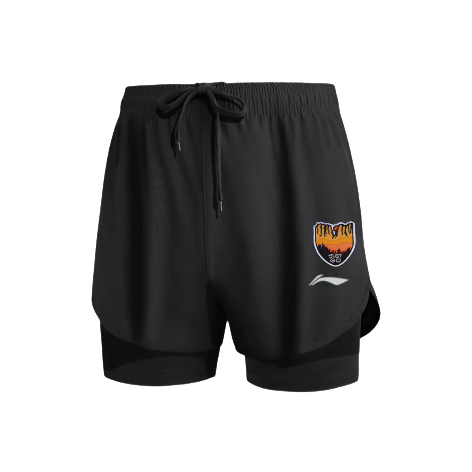 LINING Повседневные шорты мужские черные
LINING Повседневные шорты мужские черные