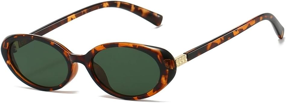 Ретро овальные солнцезащитные очки для женщин и мужчин, винтажные солнцезащитные очки с защитой от УФ-излучения UV400 для маленького лица, стильные миниатюрные солнцезащитные очки Generic, Tortoise Frame Dark Green Lenses
Ретро овальные солнцезащитные очки для женщин и мужчин, винтажные солнцезащитные очки с защитой от УФ-излучения UV400 для маленького лица, стильные миниатюрные солнцезащитные очки Generic, Tortoise Frame Dark Green Lenses