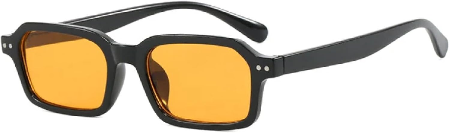 Солнцезащитные очки с защитой от УФ-излучения UV400 для женщин и мужчин | Маленькие желто-голубые очки с заклепками в стиле панк | для занятий спортом на открытом воздухе DSVIGF, Black Orange
Солнцезащитные очки с защитой от УФ-излучения UV400 для женщин и мужчин | Маленькие желто-голубые очки с заклепками в стиле панк | для занятий спортом на открытом воздухе DSVIGF, Black Orange