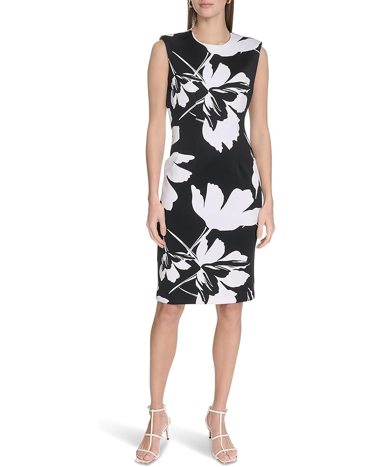 Платье Calvin Klein Floral Scuba Sheath, цвет Black/White
Платье Calvin Klein Floral Scuba Sheath, цвет Black/White