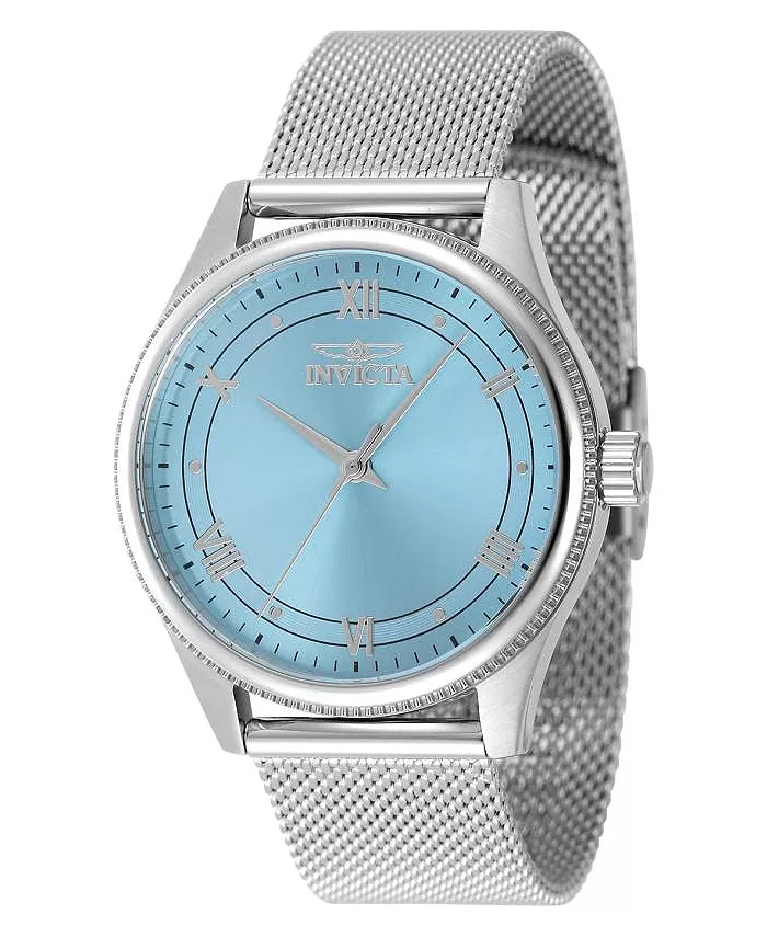 Женские часы 48487 Celestial Quartz с тремя стрелками и светло-голубым циферблатом Invicta
Женские часы 48487 Celestial Quartz с тремя стрелками и светло-голубым циферблатом Invicta