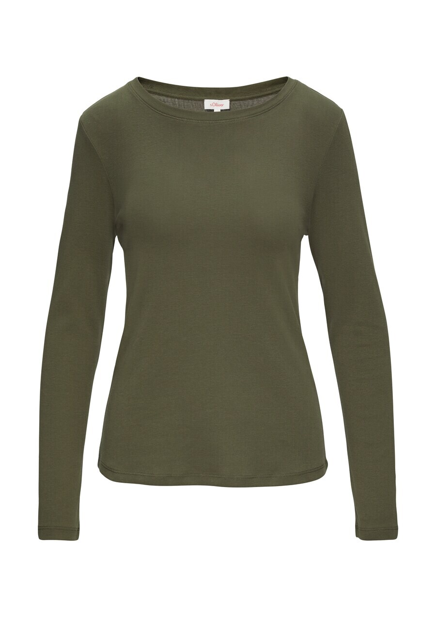 Лонгслив s.Oliver Shirt, оливковый
Лонгслив s.Oliver Shirt, оливковый