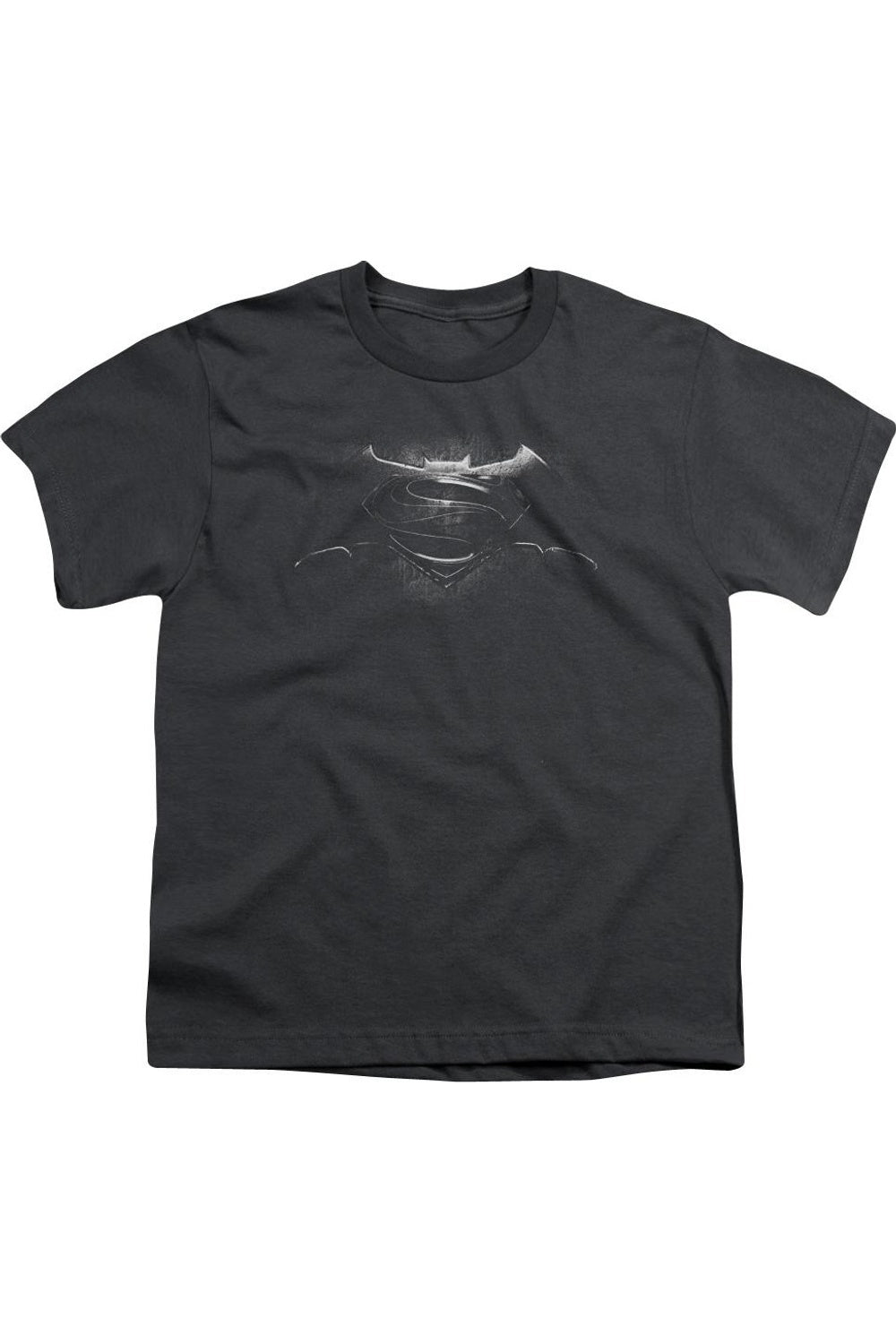 Футболка с коротким рукавом для детей с логотипом Batman против Superman в черно-белом стиле Gildan
Футболка с коротким рукавом для детей с логотипом Batman против Superman в черно-белом стиле Gildan