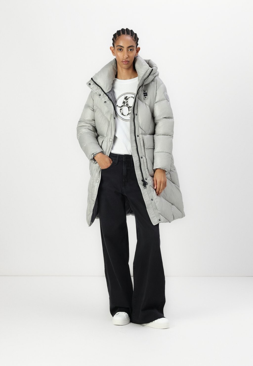 Зимнее пальто IMRIE Blauer, светло-серый 
Зимнее пальто IMRIE Blauer, светло-серый